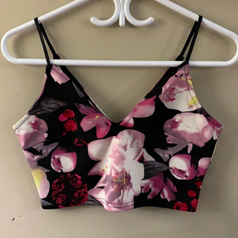 Floral crop top